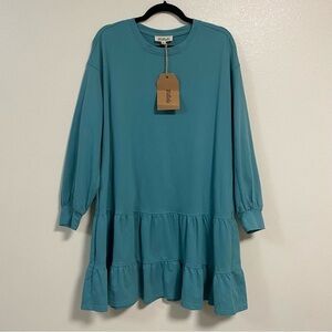 Listicle Tiered Ruffle Dress Size Medium NWT